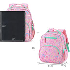 Girls Backpack 5-8: Lightweight Kids Backpacks For Girls - Girl Bookbag For Elementary School - Rainbow Pink