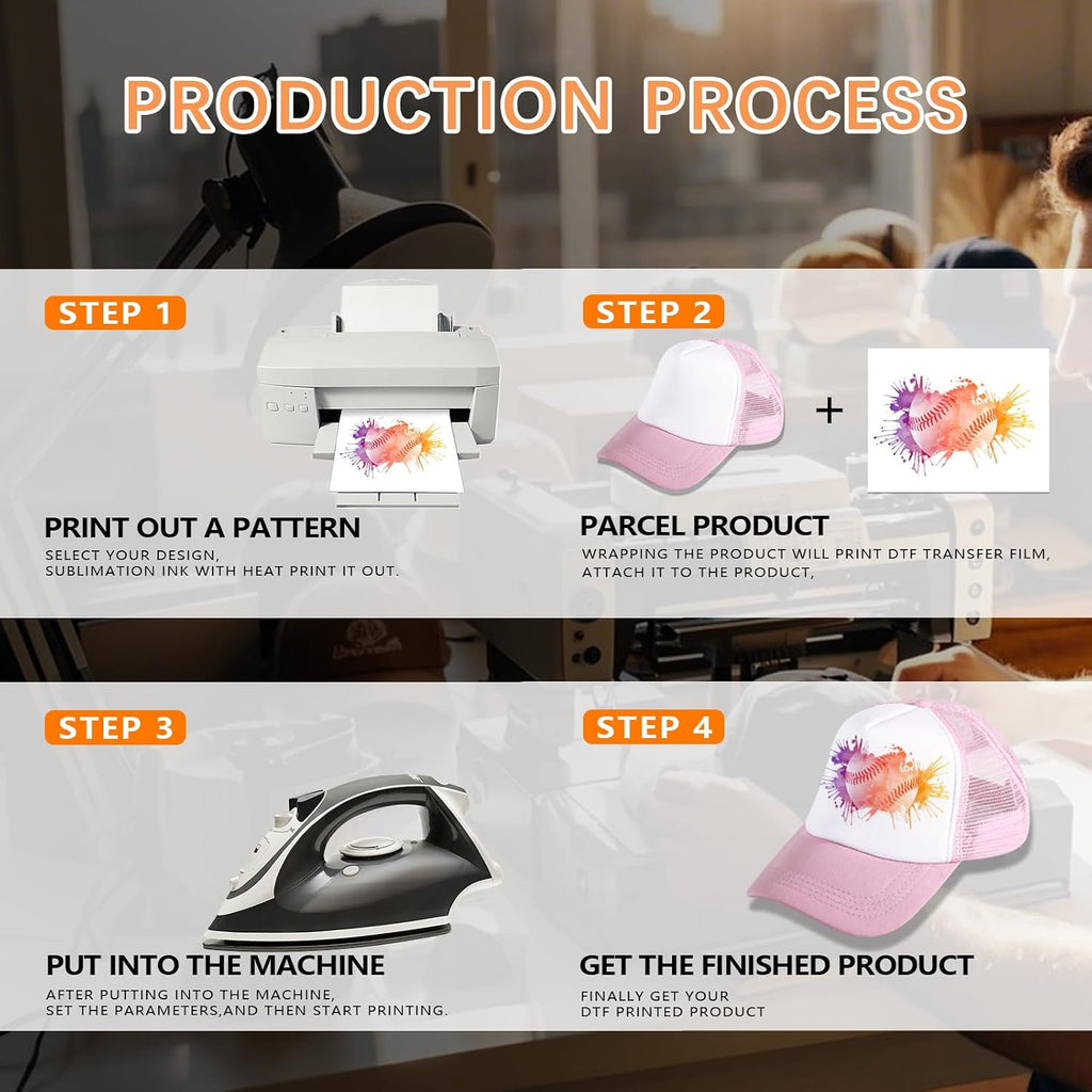 5 Pack Sublimation Blank Baseball Cap Adjustable Hat Polyester Mesh Trucker Hats for Men and Women 5pcs Pink and White Hat