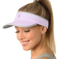 SAAKA Sport Visor for Women. Sweat‑Wicking Visor for Running, Pickleball, Tennis & Golf. Lightweight & Adjustable Fit