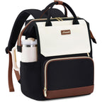 Lovevook Laptop Backpack For Women With Giant Tumbler Holder Pocket, 15.6 Inch Travel Work Backpack Purse For Nurse Teacher, Waterproof Bag College Bookbag Casual Daypack