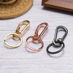 Metal Keychains Keyring Clip Holder Organizer Key Chain Ring For Accessories Women Men, Home Car Keys