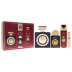 Lattafa Pride Nebras – Fruity, Sweet, Vanilla, Amber – 3-Piece Gift Set for Unisex (3.4 Ounce Eau de Parfum Spray + 0.65 Ounce Eau de Parfum Spray + 6.67 Ounce Deodorant Spray)
