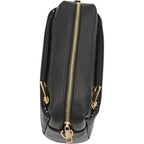 Triple Zip Small Crossbody Bag