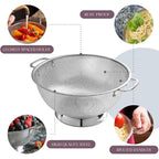Bellemain Stainless Steel Colander For Kitchen, 5 Qt Pasta & Rice Strainer