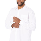 Amazon Essentials Men'S Regular-Fit Long-Sleeve Casual Poplin Shirt, Button Front, Business Casual, Collared