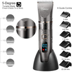 Hatteker Beard Trimmer For Men Professional Hair Clipper Hair Trimmer Shaver Haircut Detail Cutting Kit For Men Cordless Waterproof