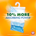 Arm & Hammer Essentials Hanging Moisture Absorber And Odor Eliminator, 17.5 Oz., 3 Pack, Fragrance Free, Moisture Absorbers For Closets, Laundry Rooms And Bedrooms, Long-Lasting Freshness