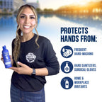 Gloves In A Bottle Shielding Lotion – Long-Lasting Barrier Moisturizer for Dry, Cracked Hands & Sensitive Skin | Non-Greasy, Fragrance Free Lotion | Safe for Men, Women & Babies 6 Months+ | 8 oz