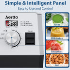 Aeitto Blenders For Kitchen With 68Oz. Jar, 1800W Max Power Smoothie Blender, 3 Preset Programs & 7 Speeds, Professional Countertop Blender For Smoothies, Ice Crush, Frozen Drinks, Silver