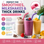 Reusable Silicone Straws For Tumblers, Smoothies & Kids Drinks – 15 Pack Flexible Bpa-Free Drinking Straws With 2 Cleaning Brushes – Soft On Teeth & Lips – Fits 20Oz & 30Oz Tumblers