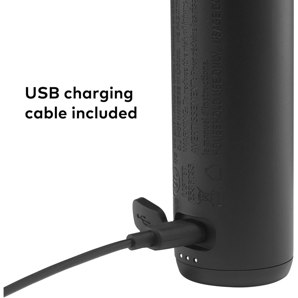 Keurig SimpleCafe Frother, Rechargeable Handheld Milk Frother for Lattes, Cappuccinos & Iced Coffee, USB Cord Included, Microwave-Safe Frothing Cup, Hot & Cold Foam Maker