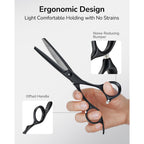 Ulg Texturizing Shears – Professional Stainless Steel, 30-Teeth Thinning Scissors, Teflon Coated, Deer Tooth Blades For Precise Thinning And Layering, Ideal For Stylists And Barbers