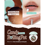 Dasique Candy Rolling Pot #Mint Choco | Lip & Cheek Gloss Balm | Lip & Cheek Balm | Sheer Glossy Finish | Moisturizing Balm Texture | Buildable Color | Korean Makeup | Vegan