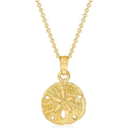 Ross-Simons 14kt Yellow Gold Sand Dollar Pendant Necklace
