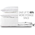Spaceaid Jumbo Vacuum Storage Bags, Space Saver Sealer Compression Bags For Comforters, Blankets, Pillows, Bedding, Clothes (X-Large 3 Pack)