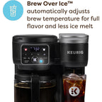 Keurig K-Duo Hot & Iced Single Serve & Carafe Coffee Maker, Multistream Technology, 72Oz Reservoir (Gen 2) | Multistream Tech, Brews K-Cup Pods And Grounds, Brew-Over-Ice, Strong And Extra Hot, 6-12 Oz Cups, 6-12 Cup Carafe