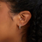 Gold Hoop Earrings Set Huggie Hoop Earrings Hypoallergenic Tiny Lightweight Cartilage Cubic Zirconia Jewelry Everyday Earrings for Women Piercing