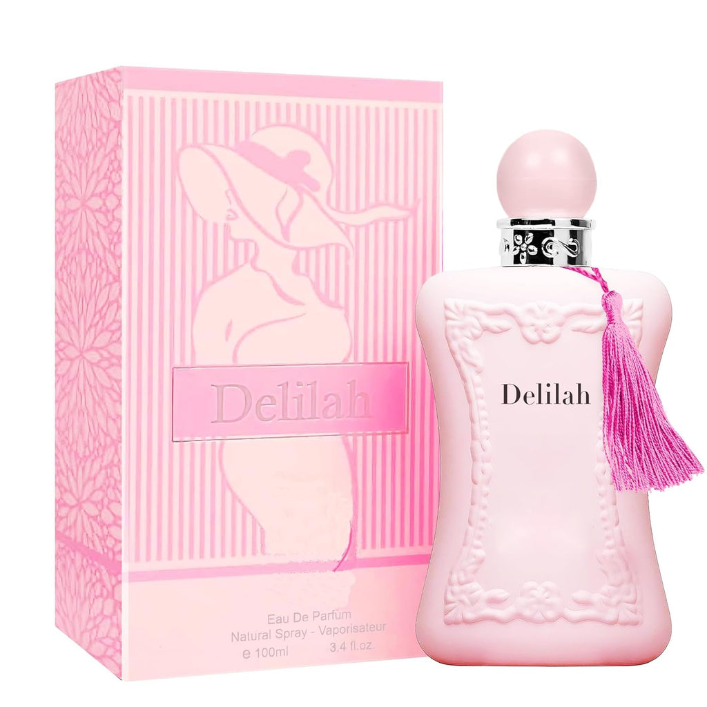 A CENTER Delilah Perfume for Women Long Lasting Fragrance Eau de Parfum with Vanilla, White musk and Cashmere Notes Daily Used 3.4 Fluid Ounce