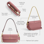 Coach Brook Flap Bag With Chain