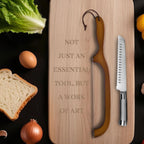 2 Pack Sourdough Bread Knife For Homemade Bread, Serrated Bread Cutter Ergo-Safe Engineering Anti-Stick Bread Bow Knife For Sourdough, Baguettes, Cakes