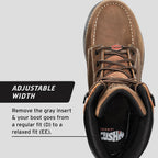 Brunt Marin Welted (Comp Toe) - 8" Waterproof Safety Toe Wedge Work Boot - Goodyear Welt Construction - Eh & Esr Rated - Oil & Slip Resistant - Adjustable Width System