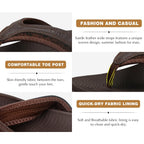 Kuailu Mens Sport Flip Flops Comfort Orthotic Thong Sandals With Plantar Fasciitis Arch Support Outdoor Summer Beach Size 7~15