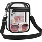 Clear Bag Stadium Approved Clear Purse For Women Clear Crossbody Bag For Stadium Events Concerts Festivals