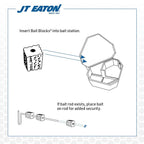 J.T. Eaton 704-Pn Bait Block, Solid, 1 Oz, Pail | 1 Oz Anticoagulant Bait Blocks; Peanut Butter Flavor; For Use In Tamper-Resistant Bait Stations; 4 Lb Pail