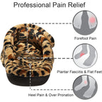 Women'S Orthotic Arch Support Slippers Fuzzy Adjustable Orthopedic Slippers For Plantar Fasciitis Furry Slide For Ladies