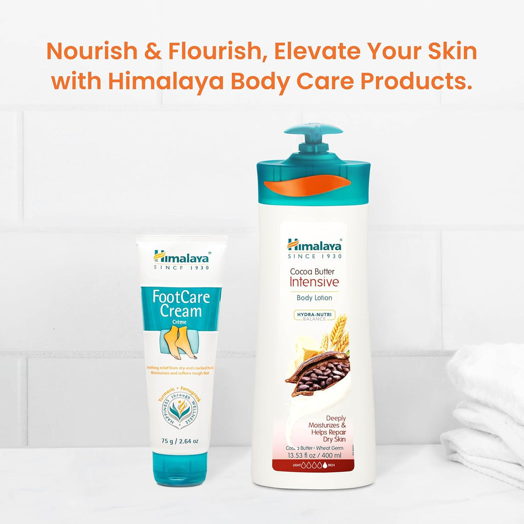 Himalaya FootCare Cream, Intense Moisturizing & Hydrating for Dry Feet and Cracked Heels, 2.64 oz