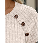 Women's Short Sleeve Shirts Business Casual Blouses Dressy Work Tunic Tops 2026 Spring Sweaters Fashion Clothes