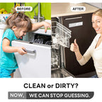 Kitchentour Dishwasher Magnet Clean Dirty Sign, Premium Stainless Steel Clean Dirty Magnet For Dishwasher Funny, Strong Magnet Non-Scratch Dishwasher Sign Kitchen Decor And Accessories