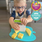 TOVLA JR. Kids' Cutting Set | Montessori Safe Kitchen Knives for Cooking| Kitchen Safety for Toddlers | Boost Confidence and Encourage Picky Eaters
