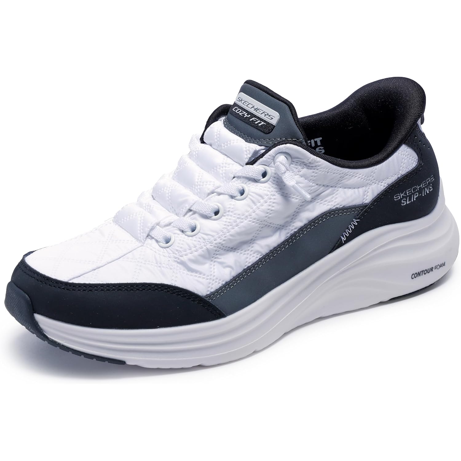 Skechers Women'S Contour Foam Cozy Fit Hands Free Slip-Ins Sneaker