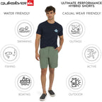 Quiksilver Men'S Regular Fit Fixed Waist Water Friendly Active Hybrid Shorts
