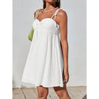 Narecte Casual Summer Dresses For Women Flowy Sun Dress Cute Mini Slip Dress Spaghetti Strap Dress