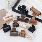 Smksl 12 Pcs Hair Claw Clips For Women & Girls 3 Styles Hair Accessories | Durable & Sturdy Plastic Matte Clips For Thin Thick & Curly Hair, Strong Hold & Non-Slip, Ideal Stylish Gifts For Ladies