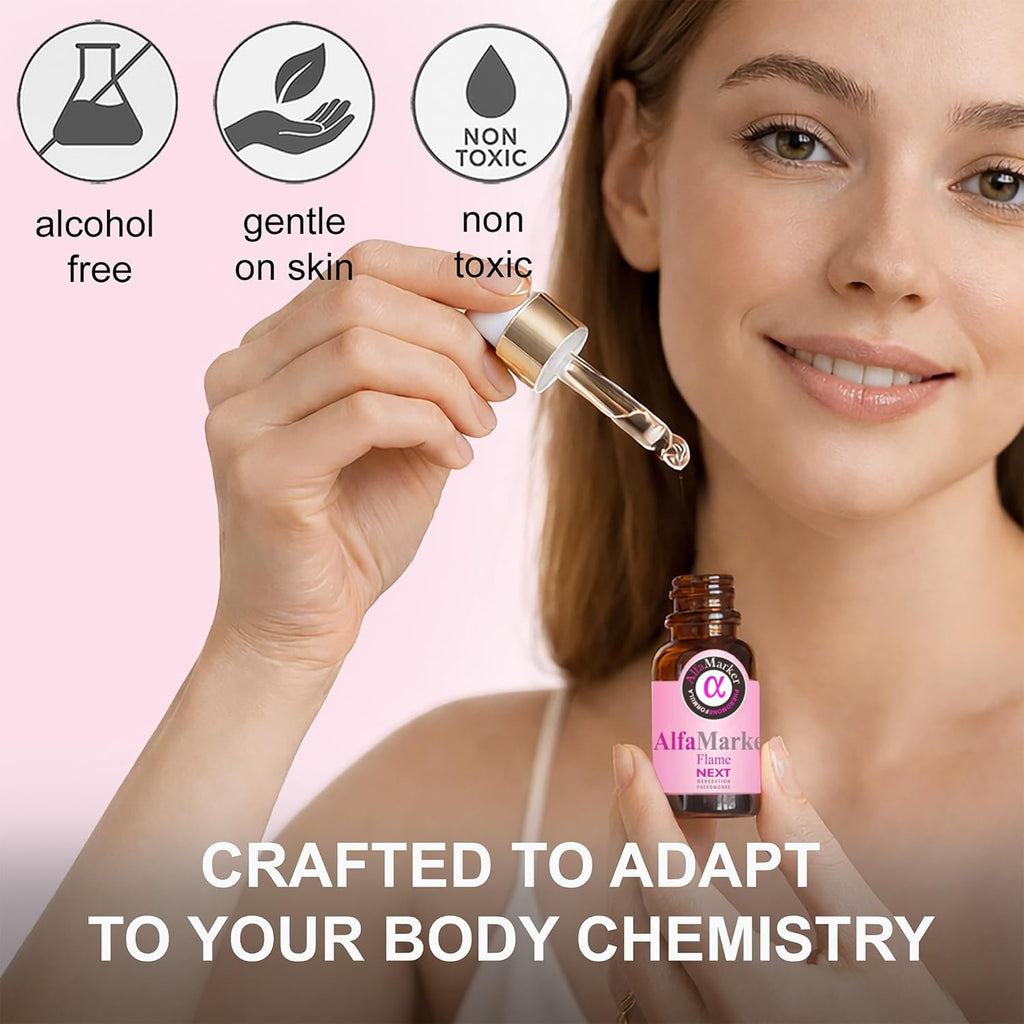 Perfumes for Women with Pheromones - Pheromone Infused Original Extra Strength Formula, Premium Long-Lasting Perfume Oil for Women, 5 ml Travel Size