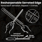 Bread Knife For Homemade Bread, 10.6 Inch Multifunction Serrated Knife, Razor Sharp Slicer, High Carbon German Steel Bread Cutter, Ergonomic Handle For Sourdough Turkey Fruit Cutting, Gift