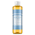 Dr. Bronner'S Pure-Castile Magic Liquid Soap (Baby Unscented, 8 Ounce)- Made With Regenerative Organic Certified Oils, For Face, Body Wash, Baby Soap, Sensitive Skin, No Added Fragrance, Vegan