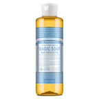 Dr. Bronner'S Pure-Castile Magic Liquid Soap (Baby Unscented, 8 Ounce)- Made With Regenerative Organic Certified Oils, For Face, Body Wash, Baby Soap, Sensitive Skin, No Added Fragrance, Vegan