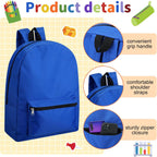 Silkfly 12 Pcs 17" Backpacks With 144 Pcs School Supplies Kits Includes Markers Scissors Rulers Sharpeners Ballpoint Pens Erasers Pencil Cases Pencils For Elementary Middle High School