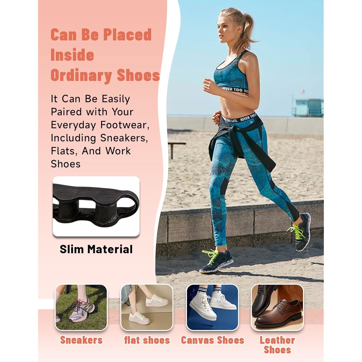Bunion Corrector, Foot Corrector, Hammer Toe, With a Slim Design Suitable, Providing All Weather Support, Comfortable Nighttime Sleep, Washable Reusable For All Shoe Styles (1 Pair)