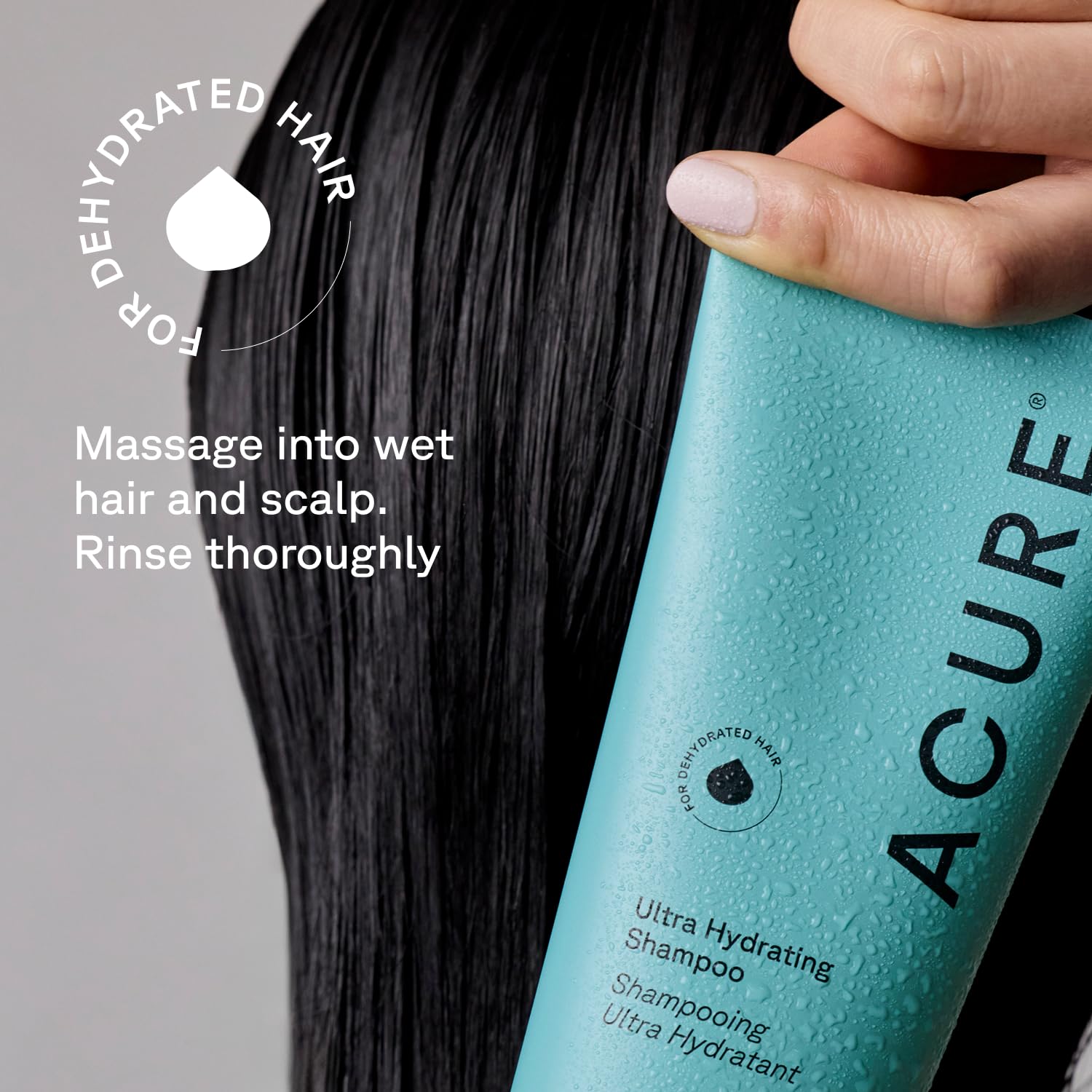 Acure Ultra Hydrating Shampoo - Moisturizing Shampoo for Women & Men, Moisturize and Soften Fine, Dry, Damaged, Color Treated Hair & Scalp w/ Argan Oil, Vegan, Paraben Free, Sulfate Free - 8 fl oz