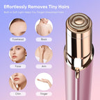 Flawless Facial Hair Remover for Women Painless Face Shaver -Mini Hair Remover, Electric Razor Shaver Portable Bikini Epilator for Lips, Chin, Armpit, Peach Fuzz, Fingers