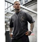 Christian Shirts For Men God Religious Jesus Faith Inspirational Bible Verse Tshirt Oversized Acid Wash Graphic Tees