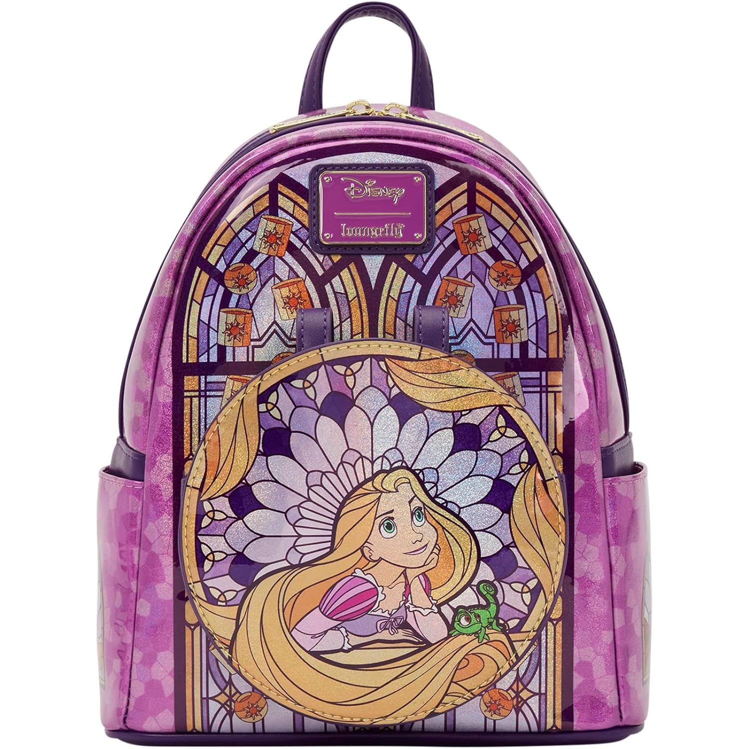 Loungefly Disney Stained Glass: Rapunzel Mini-Backpack, Amazon Exclusive