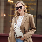 Cluci Crossbody Bags For Women Men,Leather Sling Bag Cross Body Backpack For Woman Gifts For Women Birthday Unique