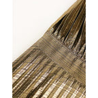 Aomei Women'S Luxury Metallic One Shoulder Sleeveless Elegant Pleated Long Dress
