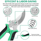 Garden Pruning Shears 3 Pack Gardening Shears Garden Scissors Stainless Steel Plant Flower Scissors Clippers Pruning Shears Tijeras De Jardinería